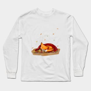 The Fox Under The Blanket Long Sleeve T-Shirt